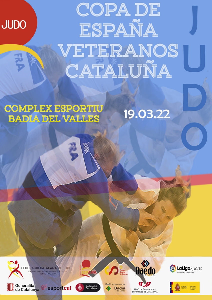 BRONCE en la Copa de España de Judo Veteranos de Barcelona. 19-03-22